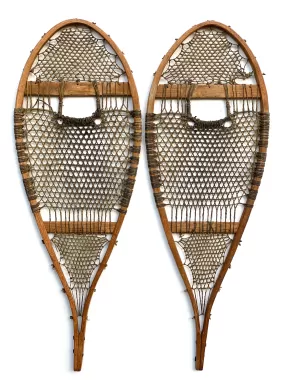 Antique Huron Snowshoes