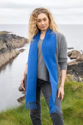 100% Cashmere Scarf | Royal Blue