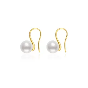 18K Edison Pearl Earrings KE00080 | Elegant