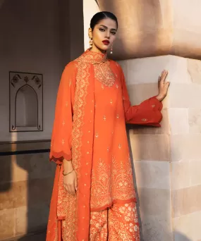 3 Piece - Embroidered Lawn Suit