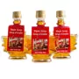 3 X  50 Ml Canadian turkey hill Maple syrup Maple Leaf Shaped Bottles