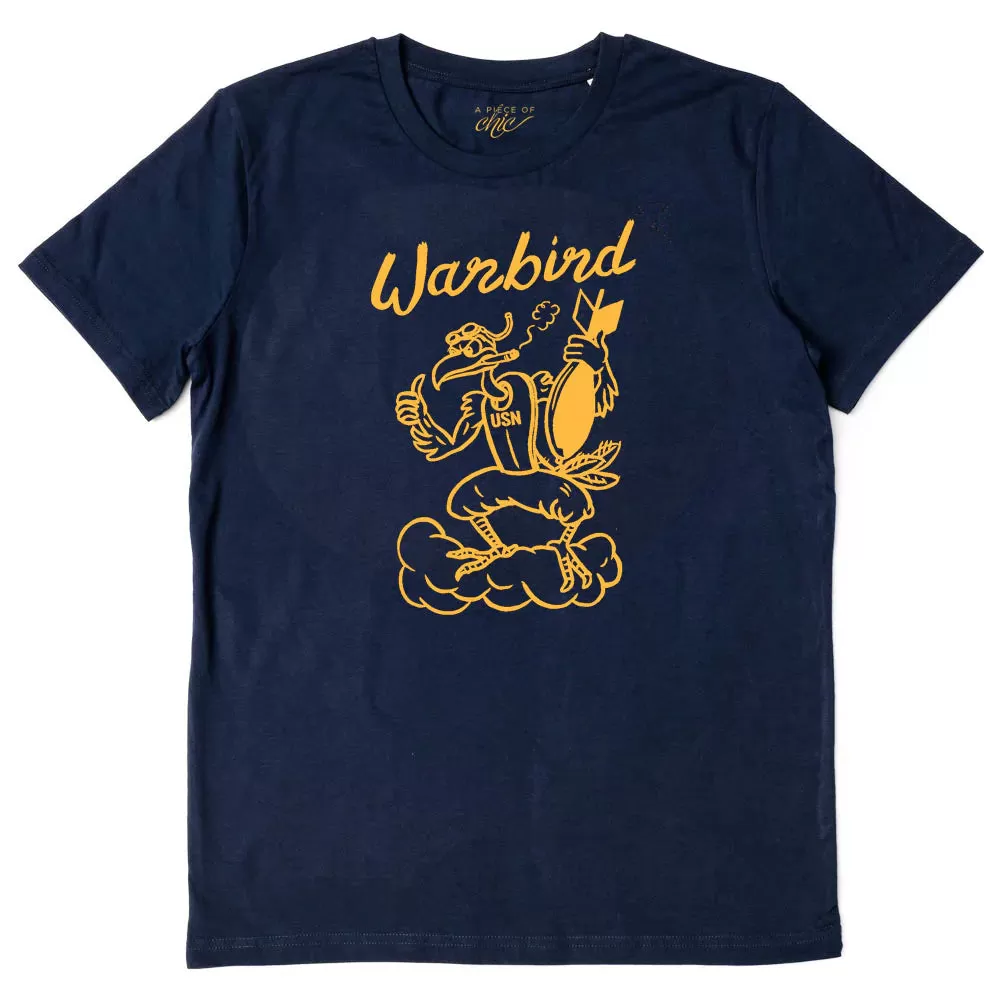 A Piece Of Chic "War Bird" Navy Tee