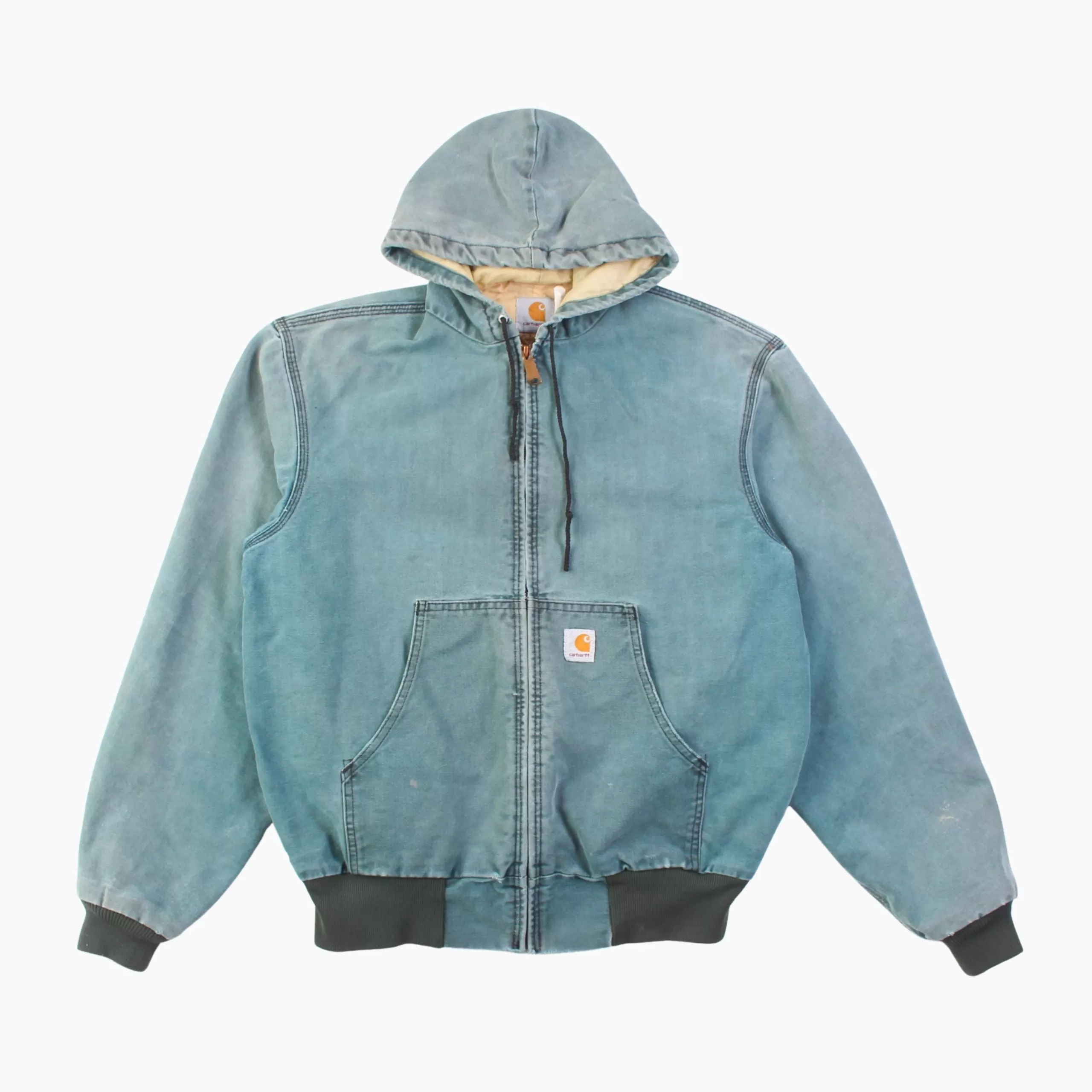 Active Hooded Jacket - Washed Teal