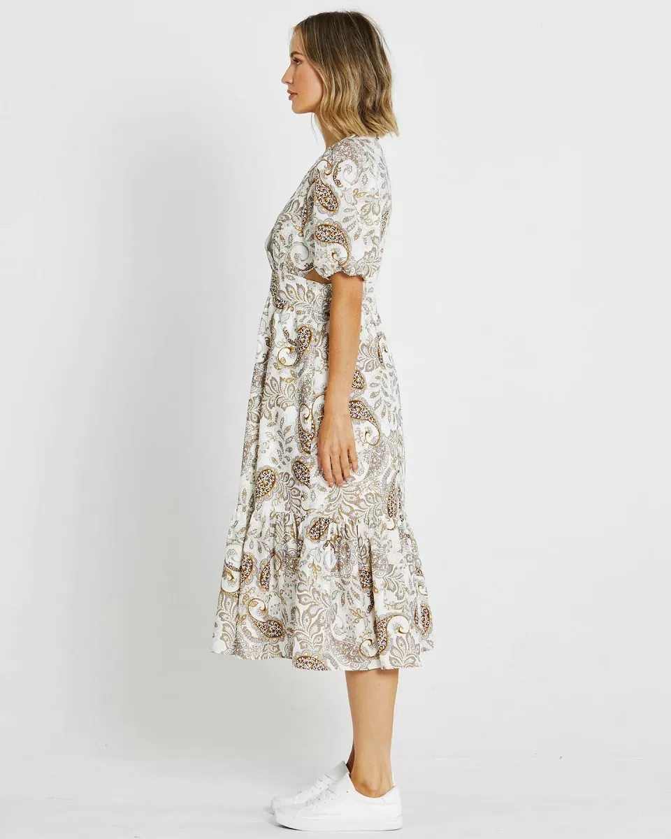 Adele Midi Dress Paisley