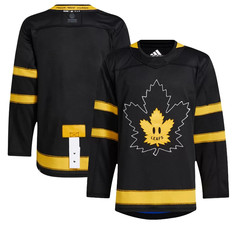 adidas Authentic Toronto Maple Leafs x drew house Alternate Blank Jersey - Black