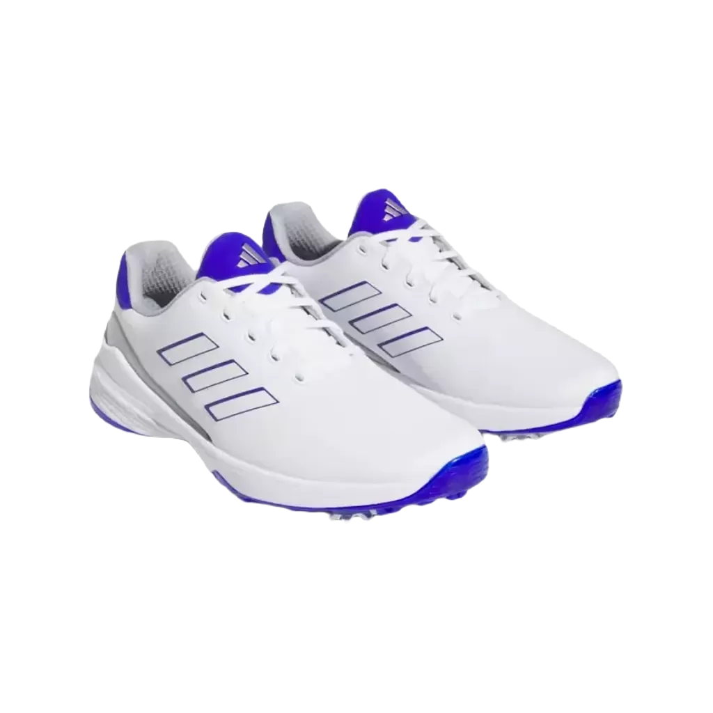 Adidas ZG23 Golf Shoes - White/Blue