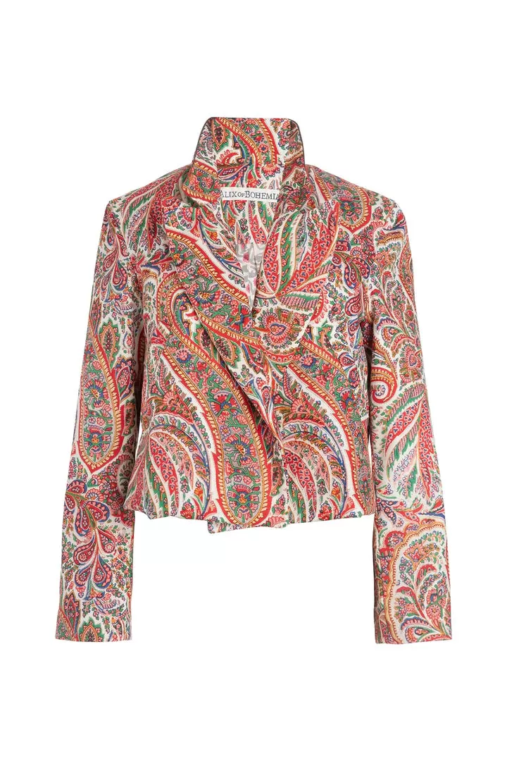 ALIX OF BOHEMIA Demi Paisley Blazer