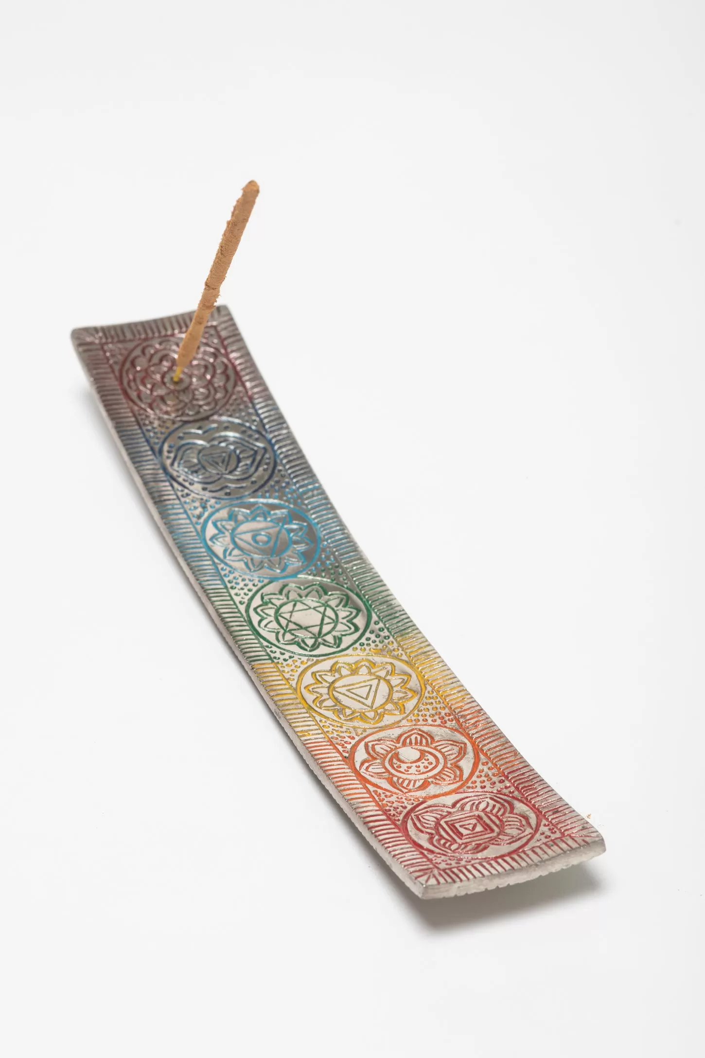 Aluminum Chakra Incense Burner