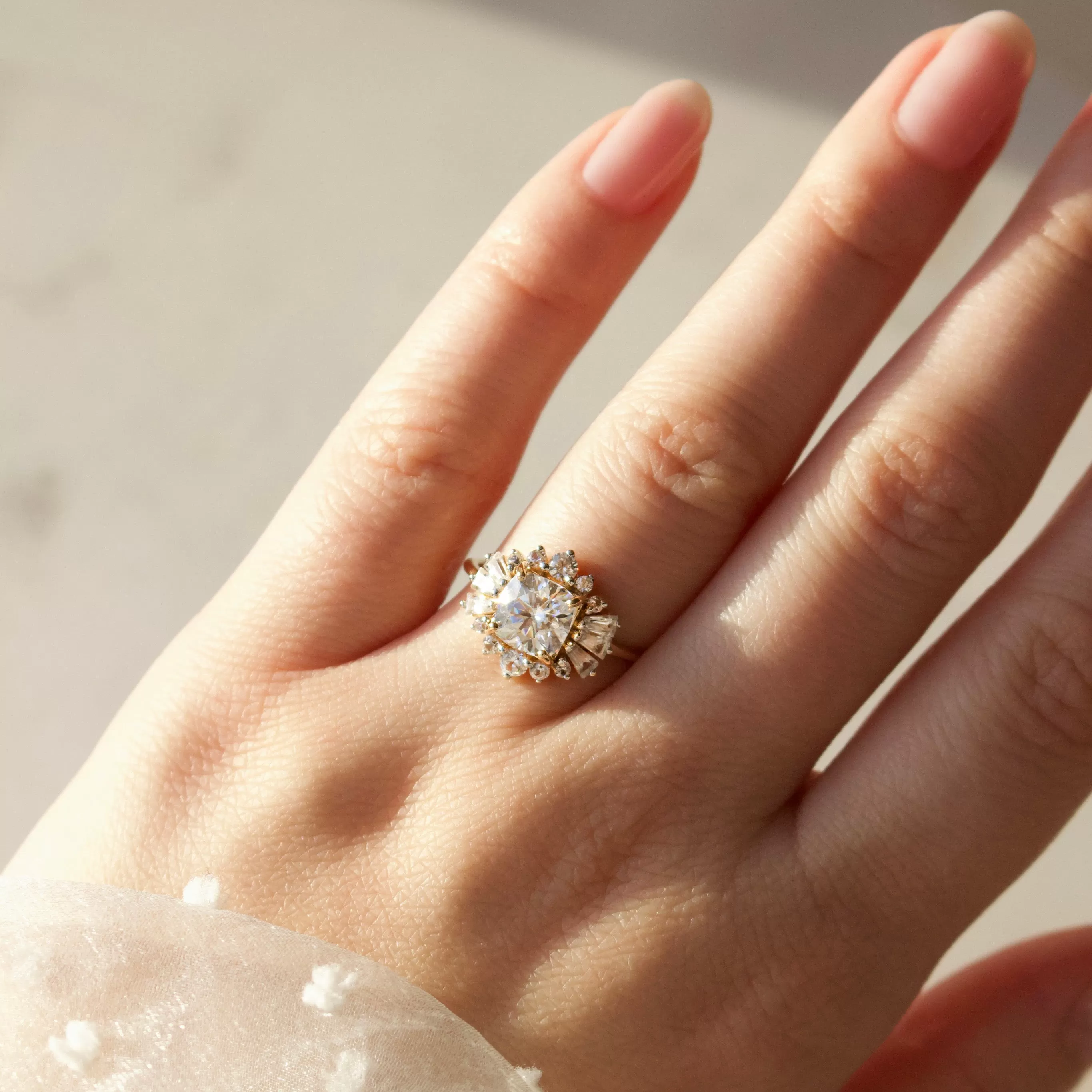 Aria Moissanite Ring