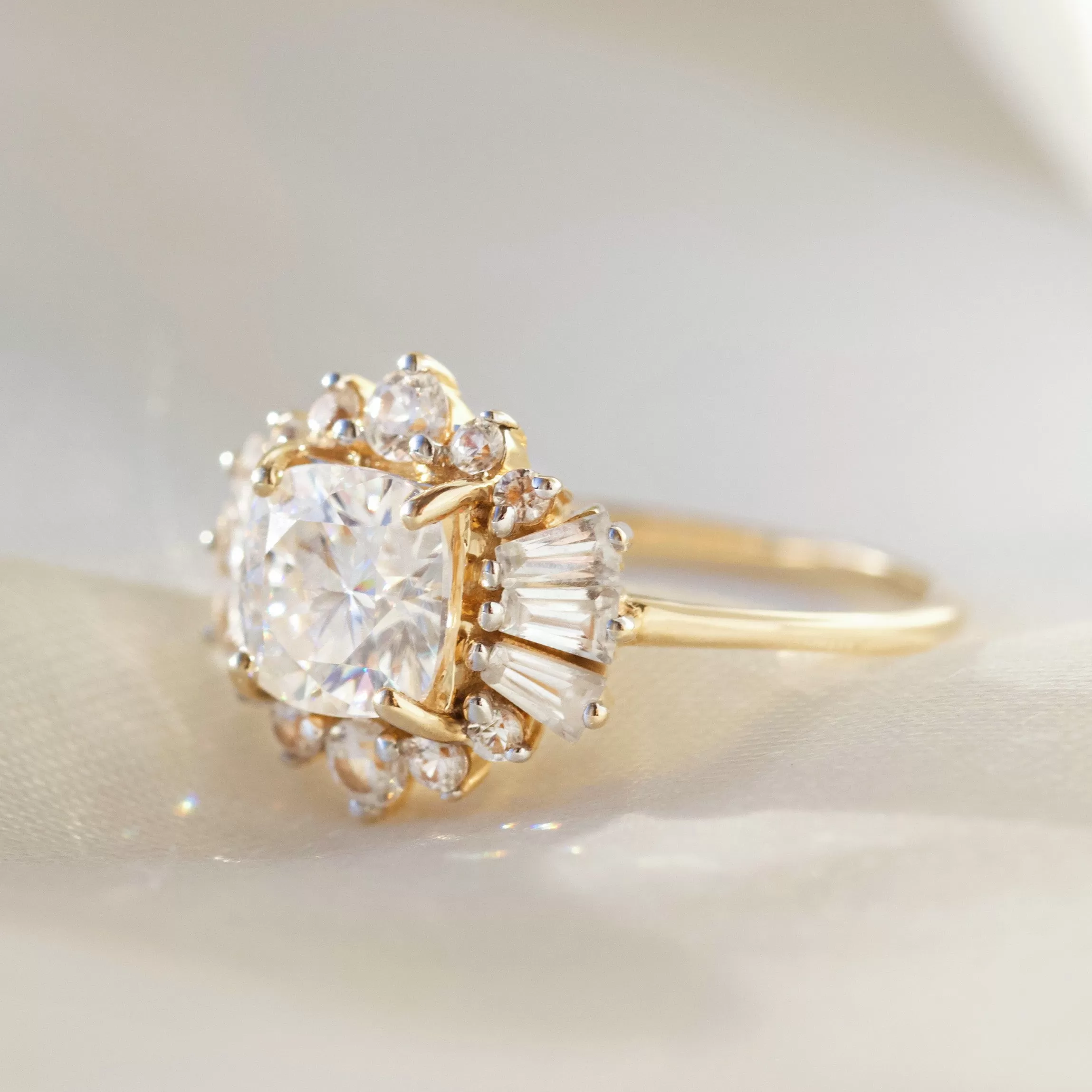 Aria Moissanite Ring