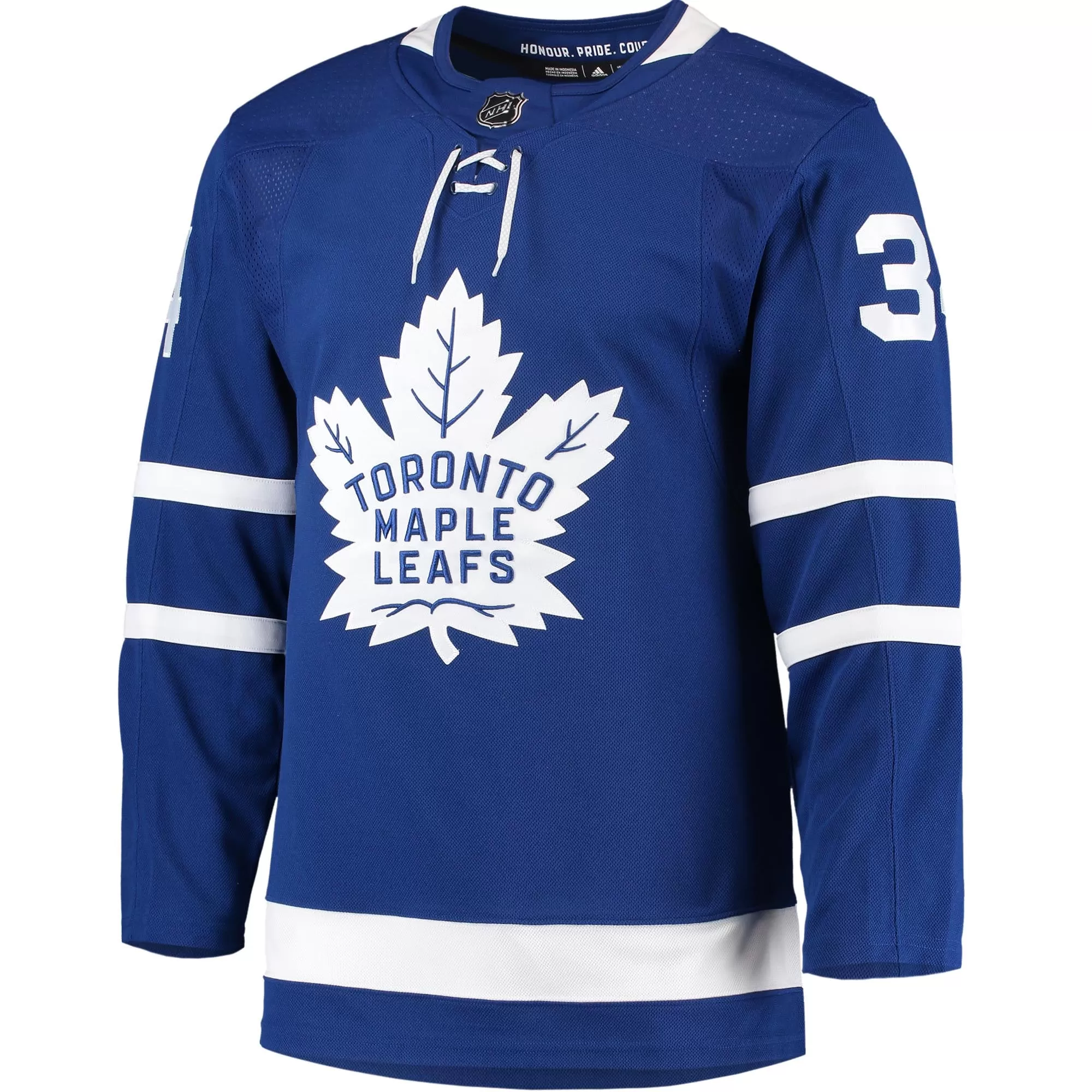 Auston Matthews Toronto Maple Leafs adidas Home Primegreen Authentic Pro Player Jersey - Blue