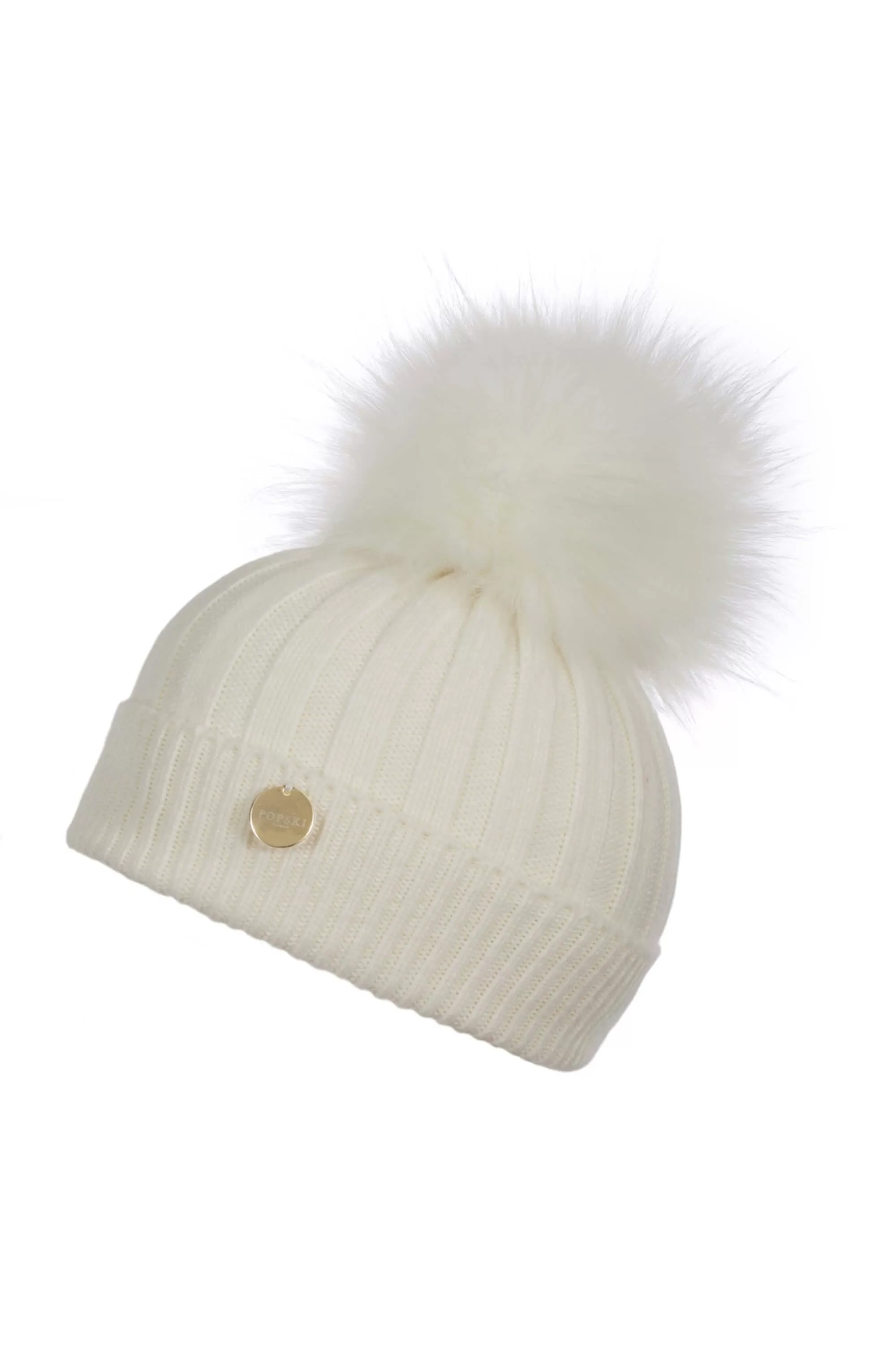 Baby Angora Frost Pom Hat