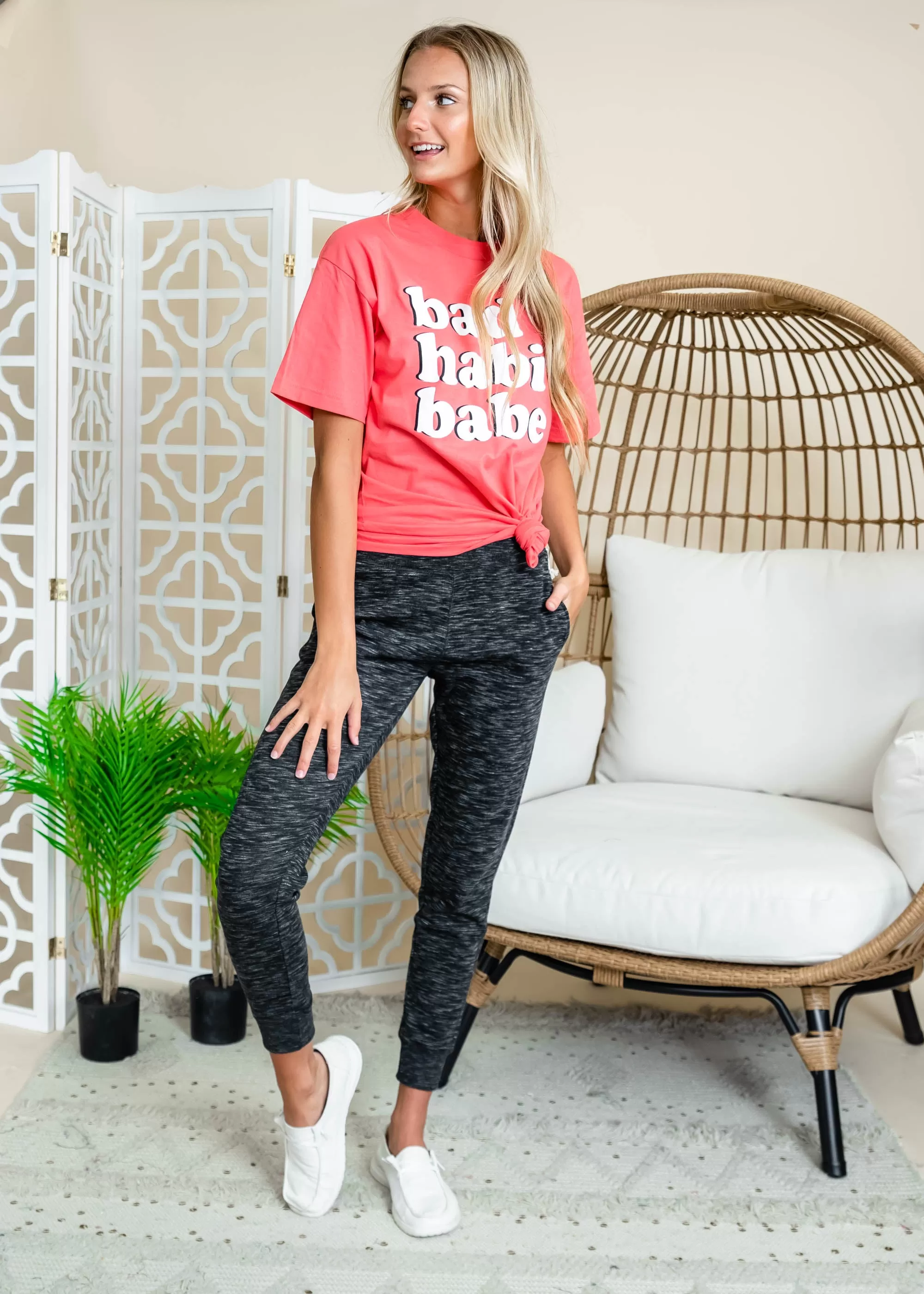 Bad Habit Babe Short Sleeve Tee**