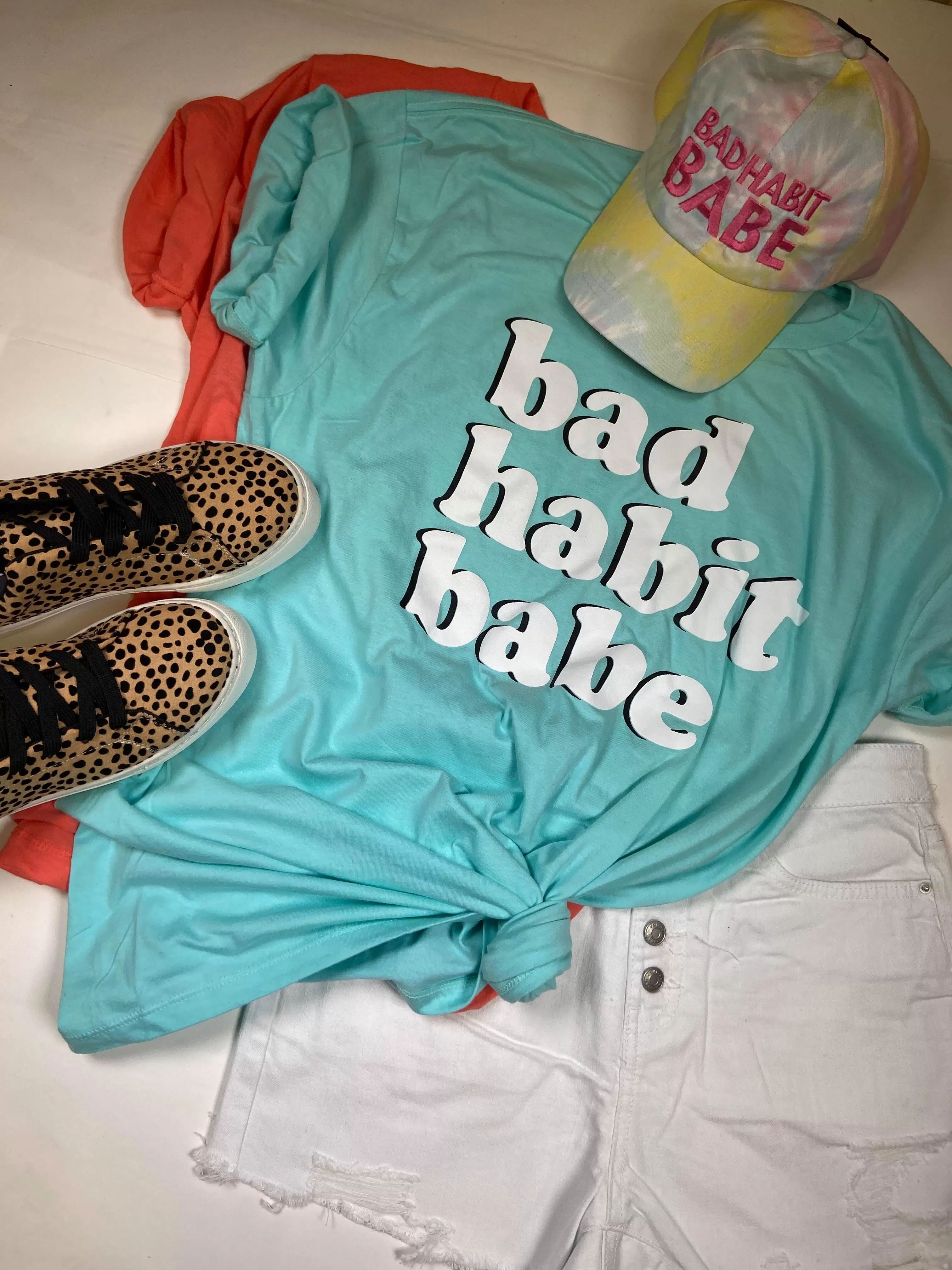 Bad Habit Babe Short Sleeve Tee**