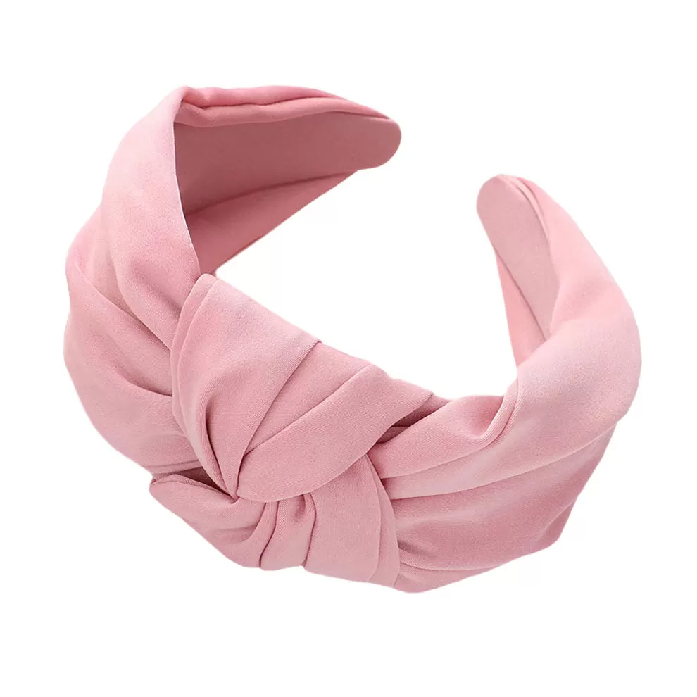 Beautiful Solid Knot Burnout Headband