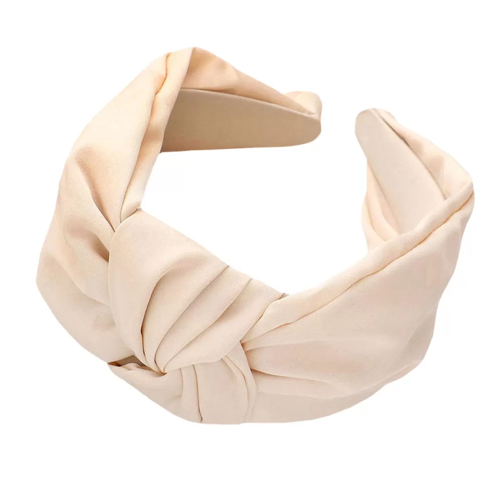 Beautiful Solid Knot Burnout Headband