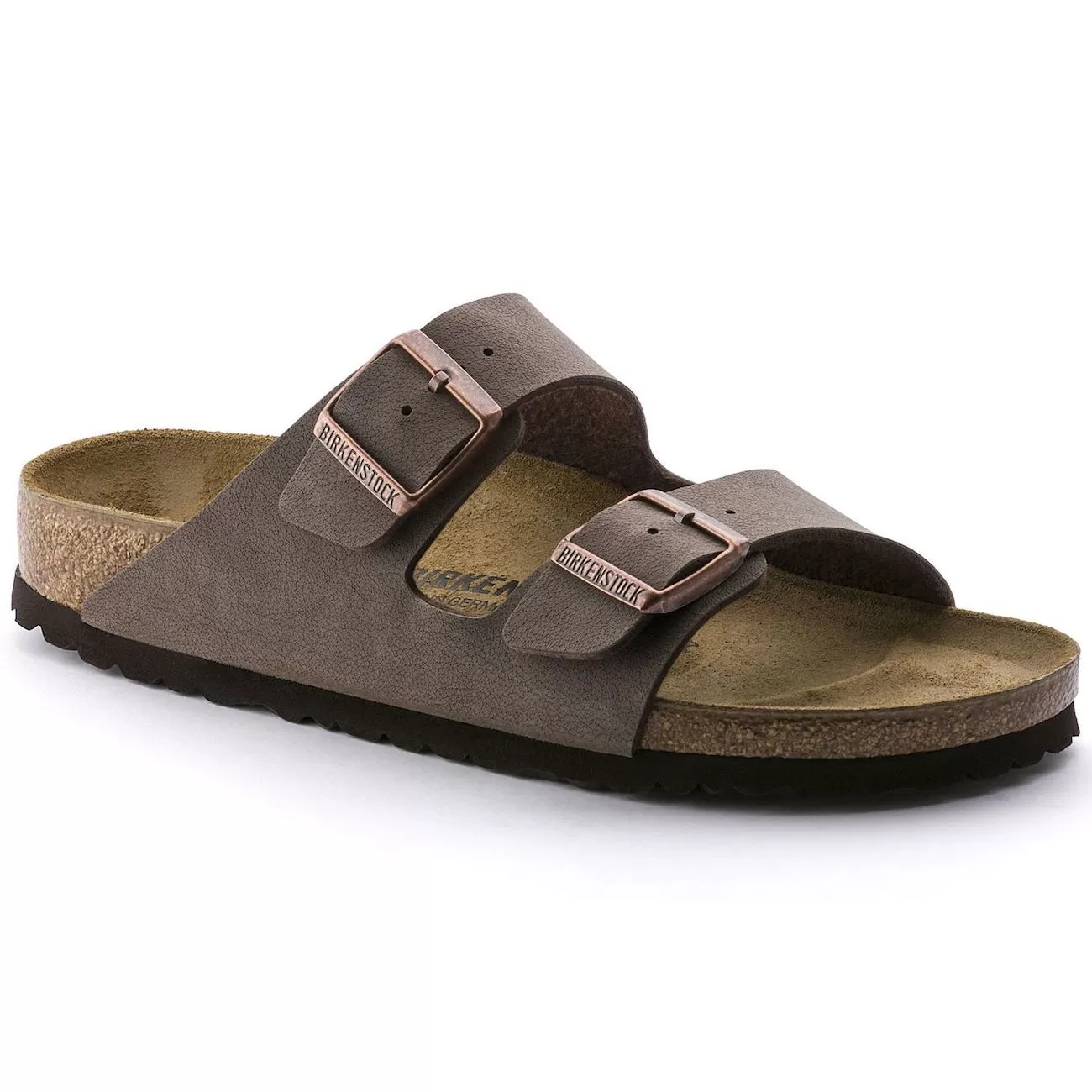 Birkenstock Classic, Arizona, Birko-flor Nubuck, Regular Fit, Mocca