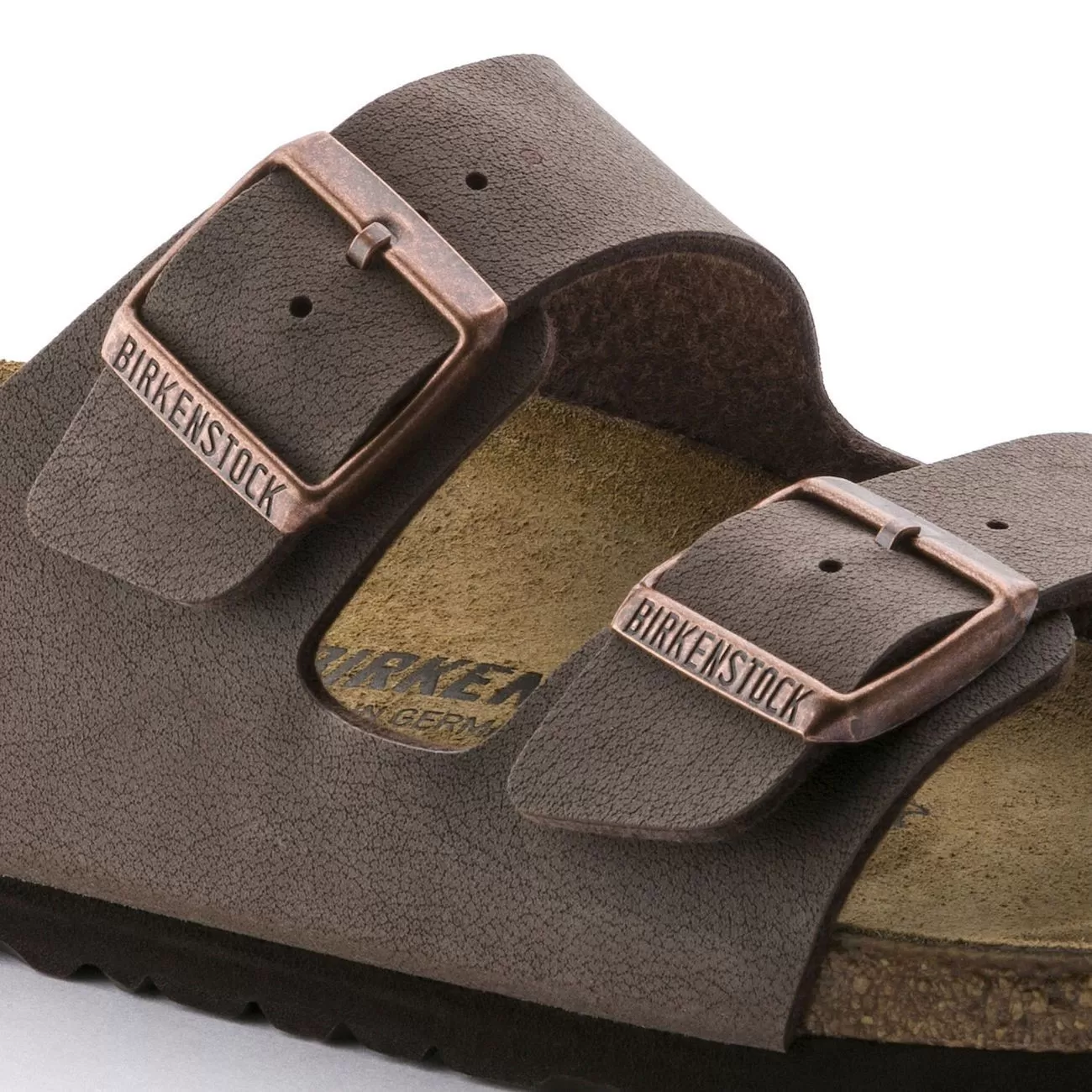 Birkenstock Classic, Arizona, Birko-flor Nubuck, Regular Fit, Mocca