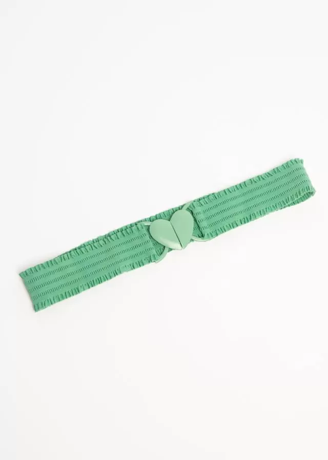 Blutsgeschwister Green Fantastic Elastic Heart Belt