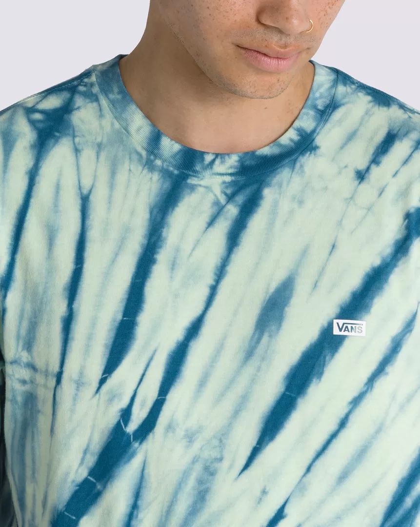 Boxed Drop V Stripe Tie Dye Short Sleeve Tshirt