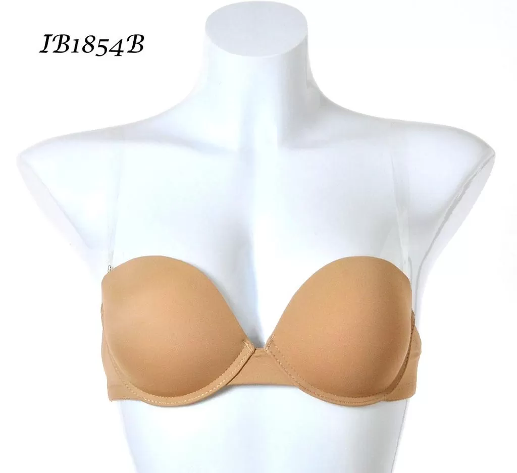 BRA STRAPLESS PUSH UP ESPALDA TRANSPARENTE  IB1854B