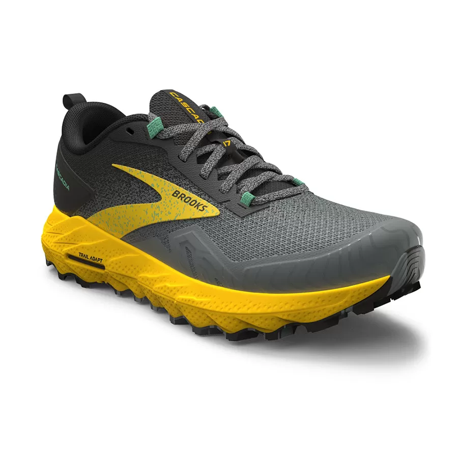 Brooks Cascadia 17 Gris Amarillo