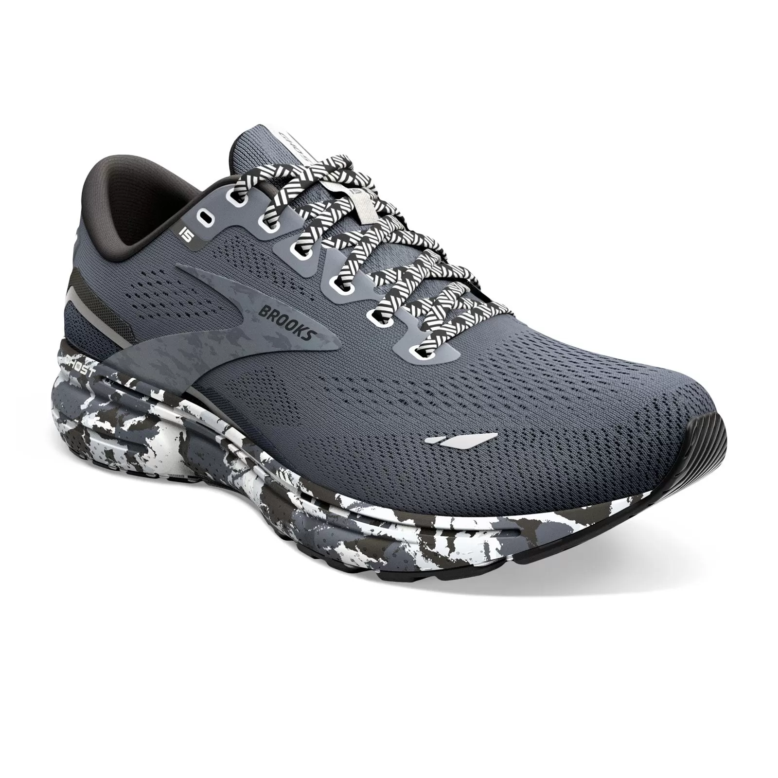 Brooks Ghost 15 Running Shoe (Women) - Ebony/Black/Oyster