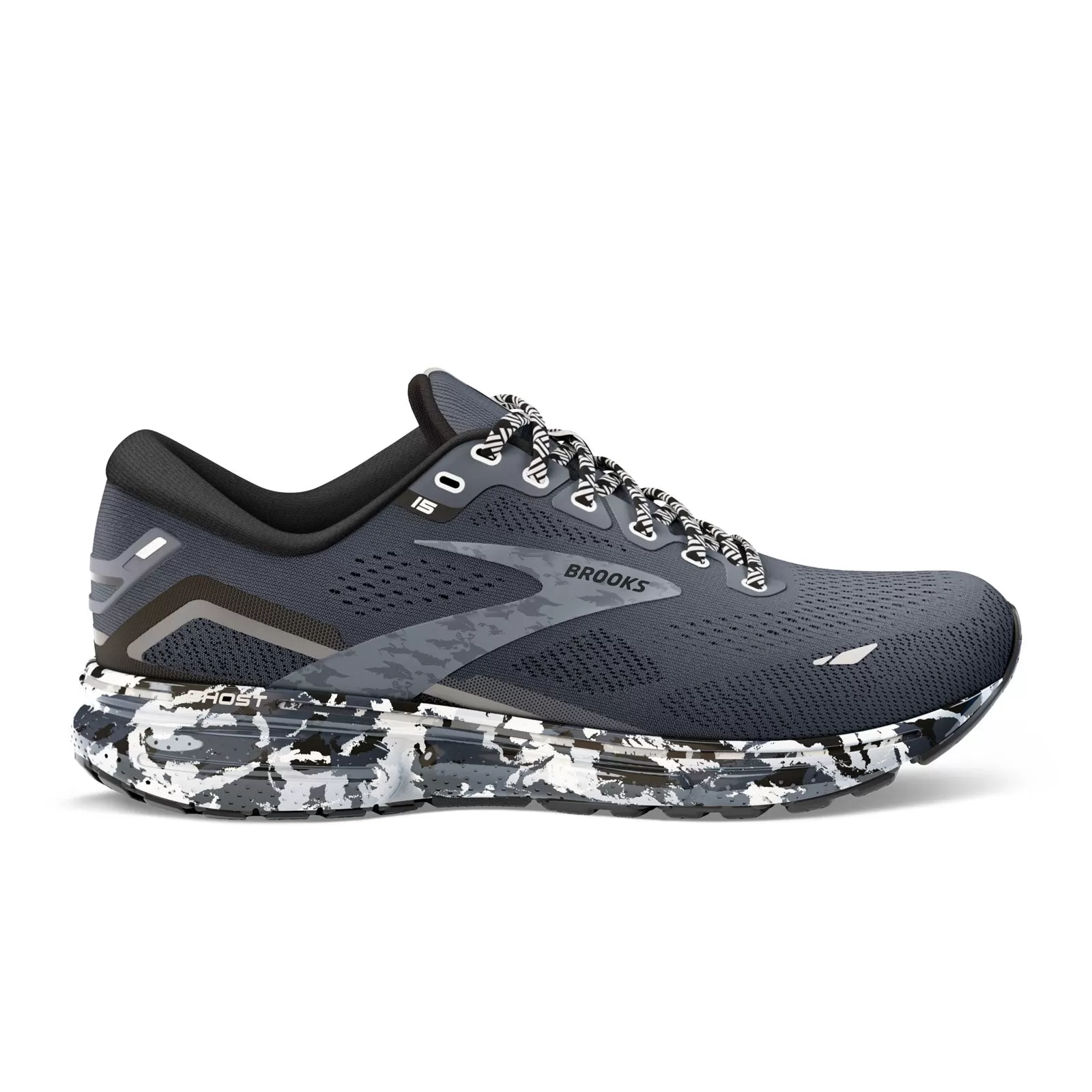 Brooks Ghost 15 Running Shoe (Women) - Ebony/Black/Oyster