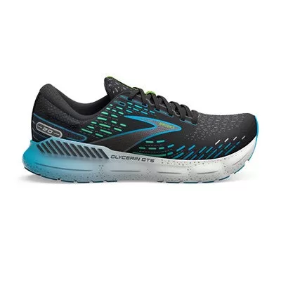 Brooks Glycerin 20 GTS (Men) - Black/Hawaiian Ocean/Green