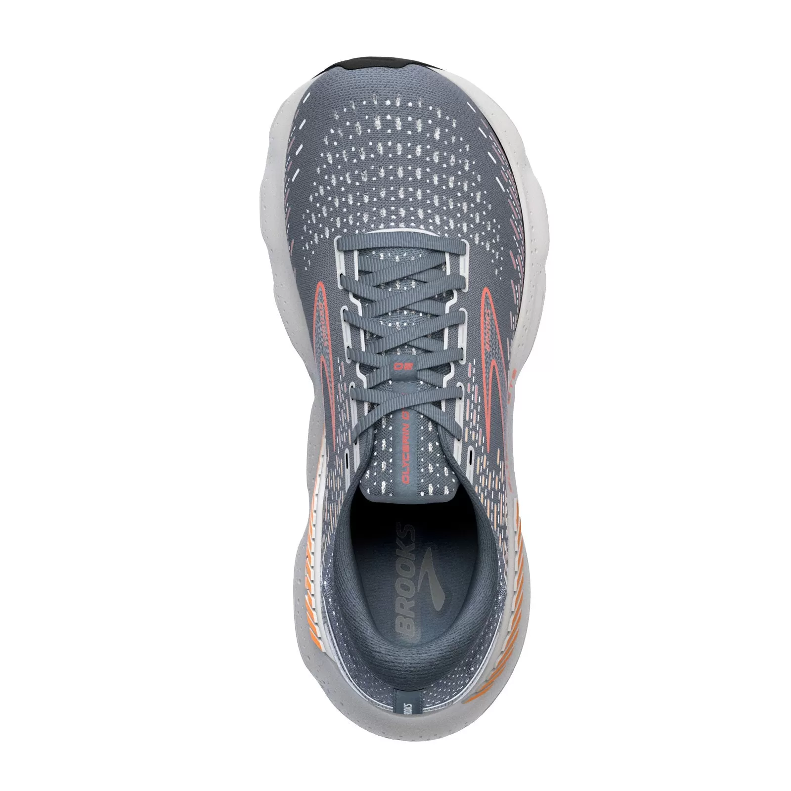 Brooks Glycerin GTS 20 (Men) - Grey/Chili Oil/Orange