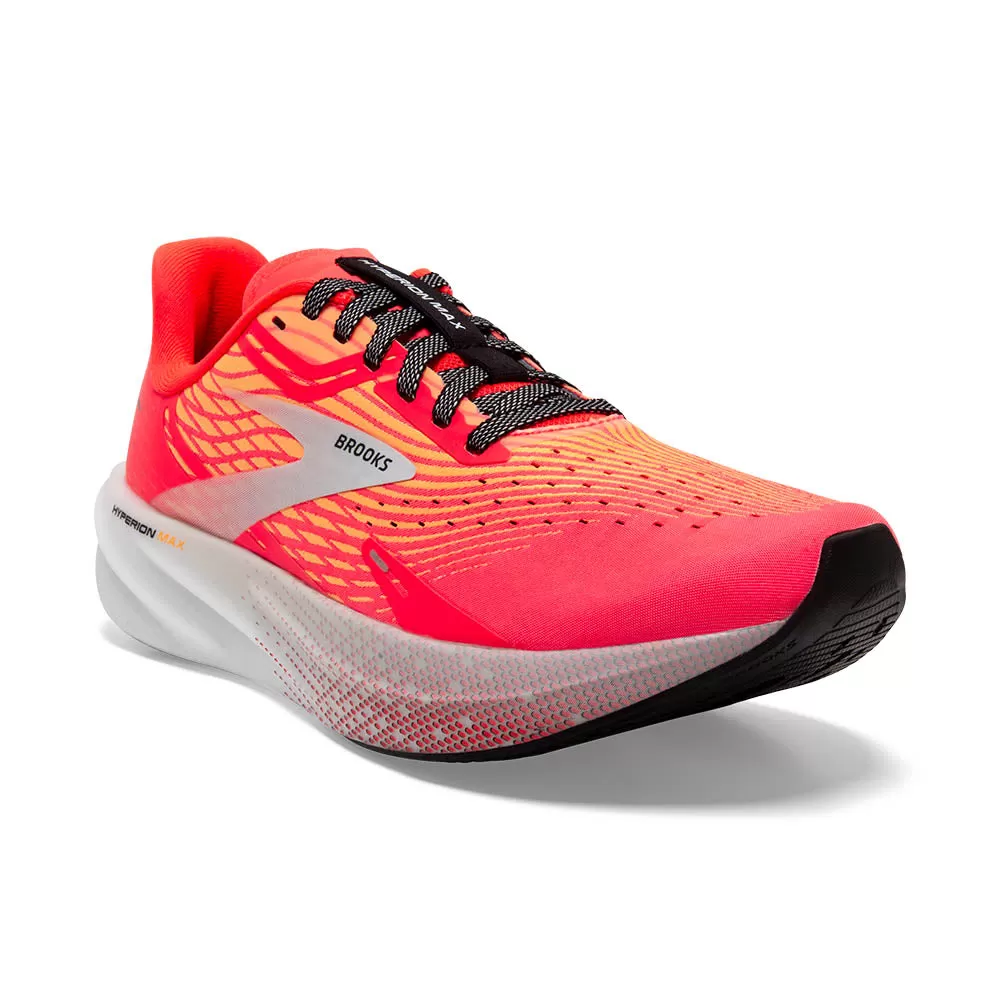 Brooks Hyperion Max (Mens) - Fiery Coral/Orange Pop/Blue