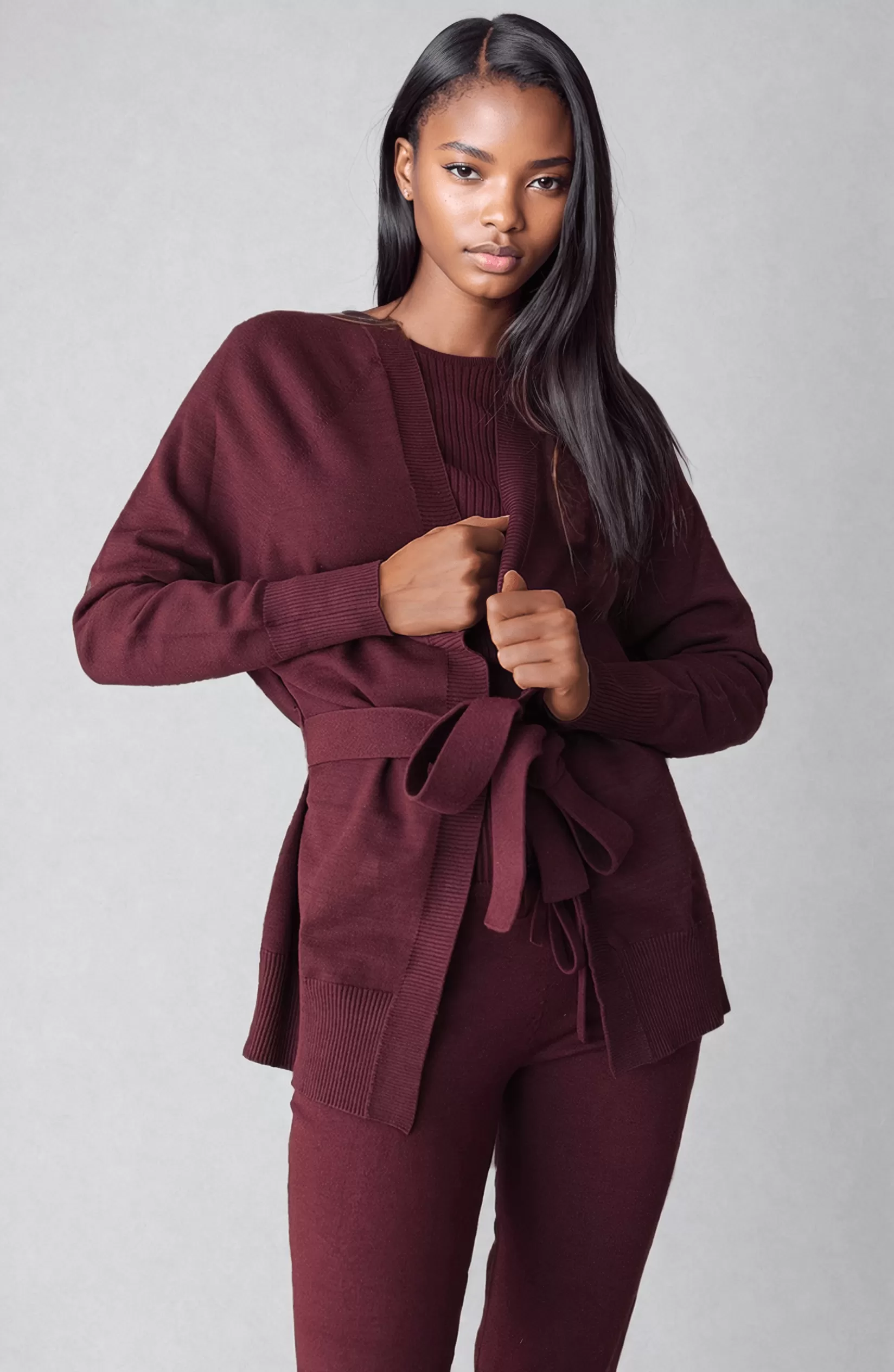 CALLIE | Belted Robe Cardigan