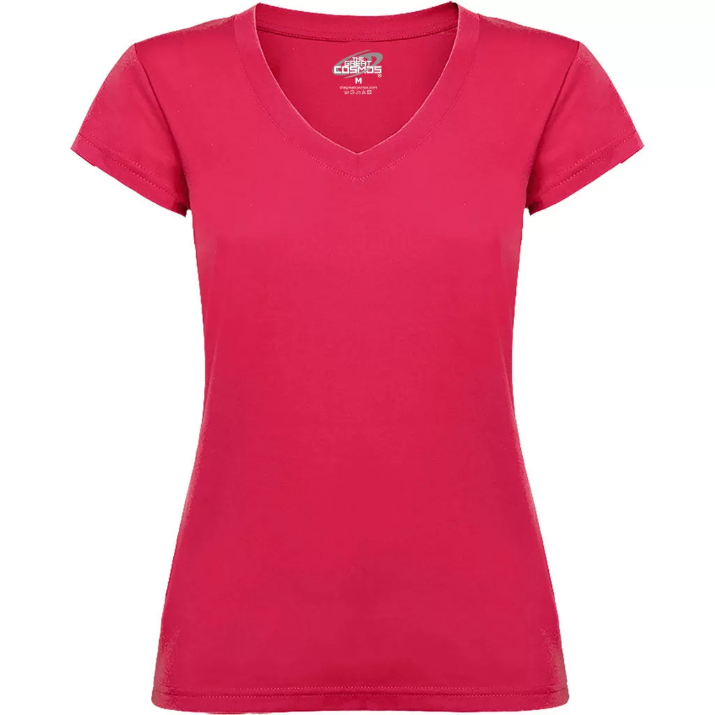 Camiseta cuello pico mujer Victoria - PROMO