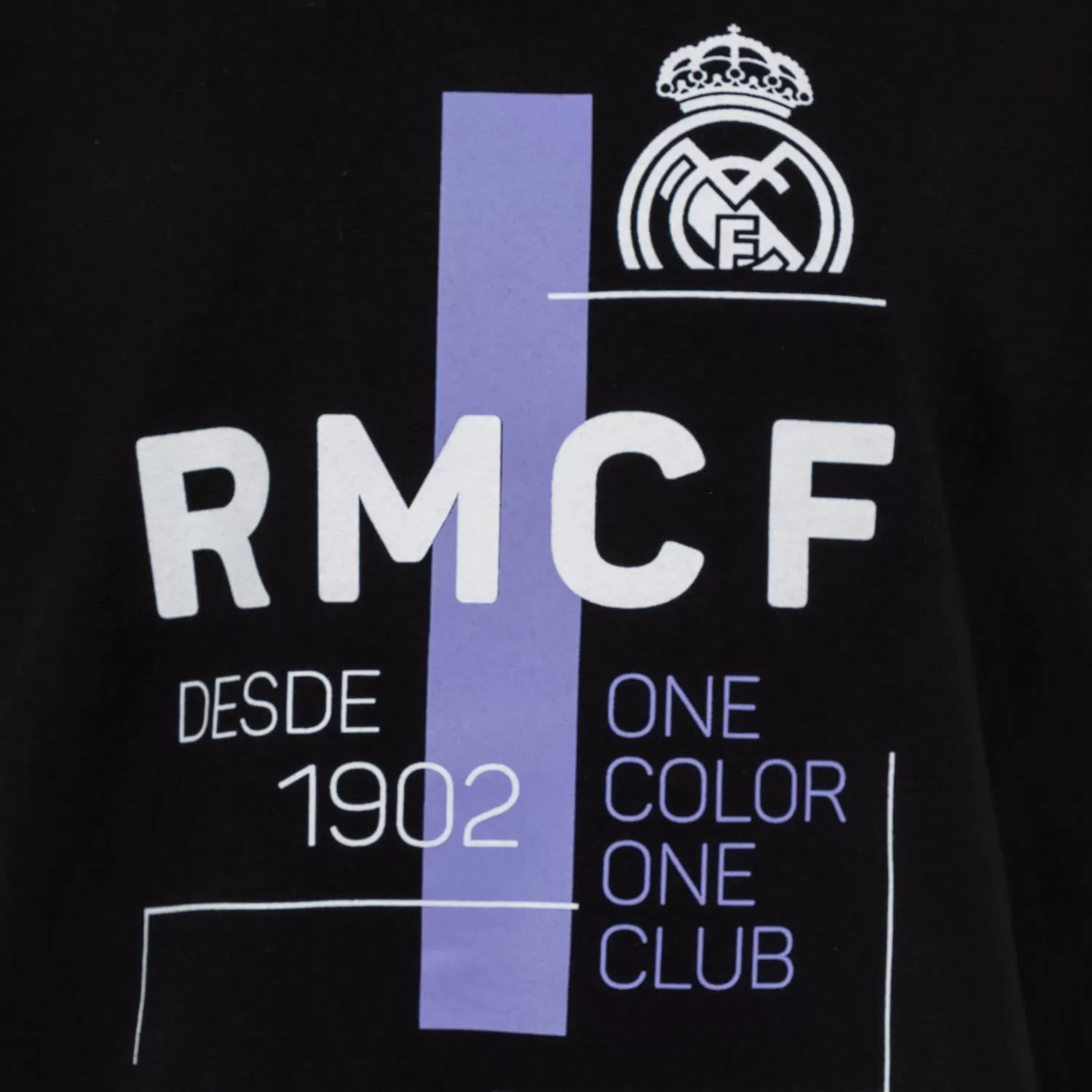 Camiseta Niños RMCF Negra/Morada