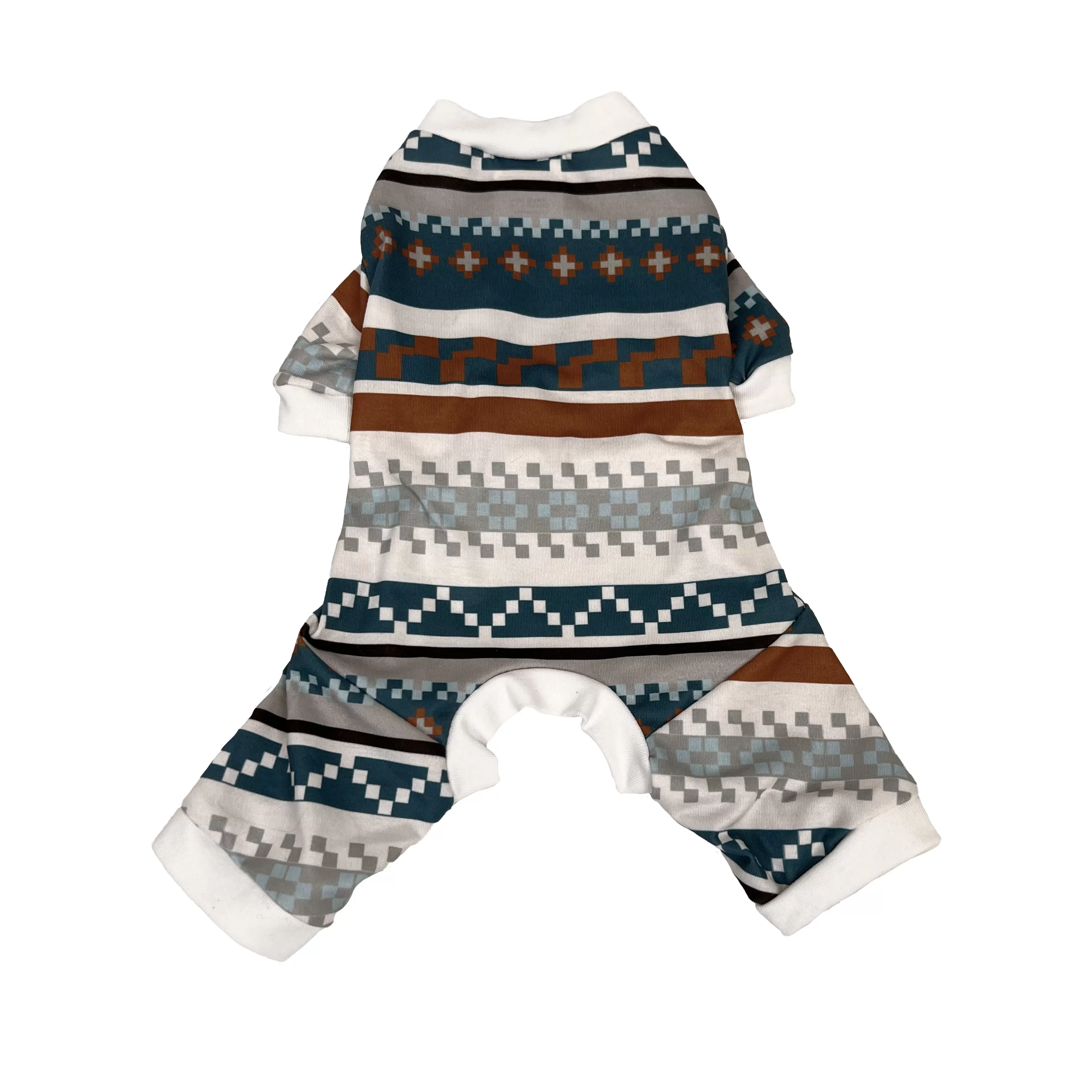 Celebrations Fair Isle Dog Pajamas