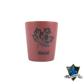 Ceramic Maple Leaf Shot glass.