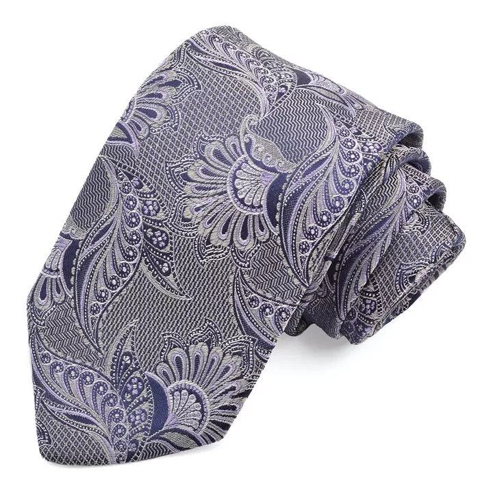 Christian Paul by Sidonio's Silk Woven Jacquard Floral Paisley Neck Tie K39533