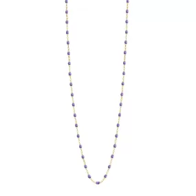 Classic Gigi Mauve sautoir, Yellow Gold, 34"