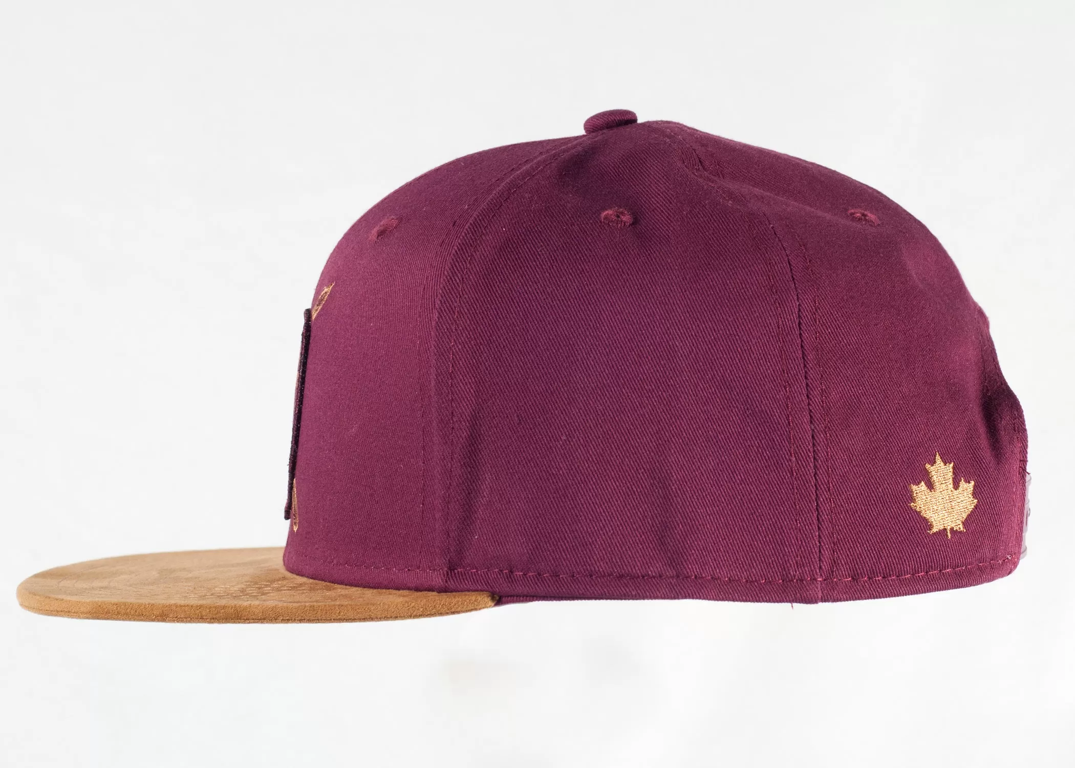 CMS Shield w/Skis Suede Brim Ball Cap