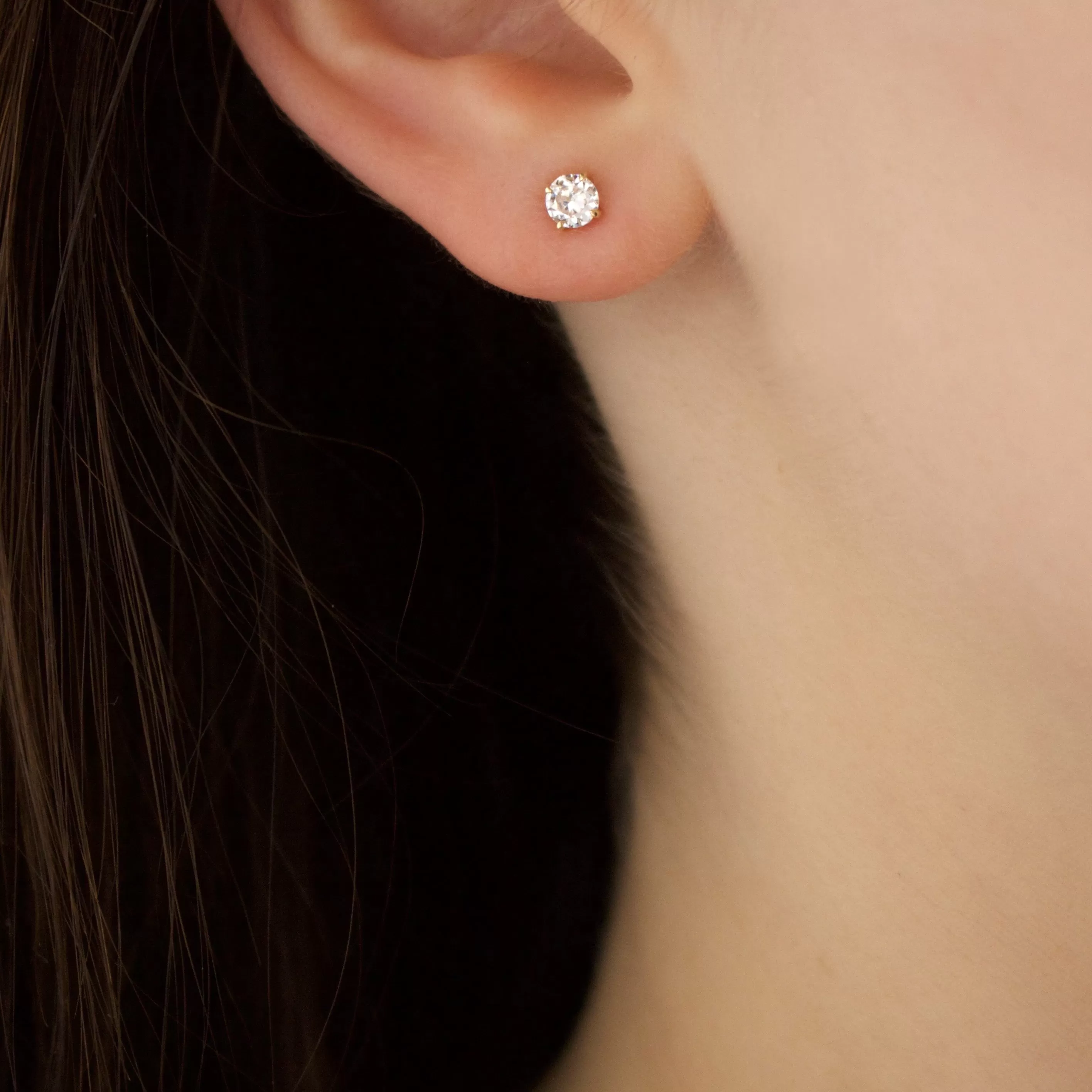 Cubic Zirconia Studs