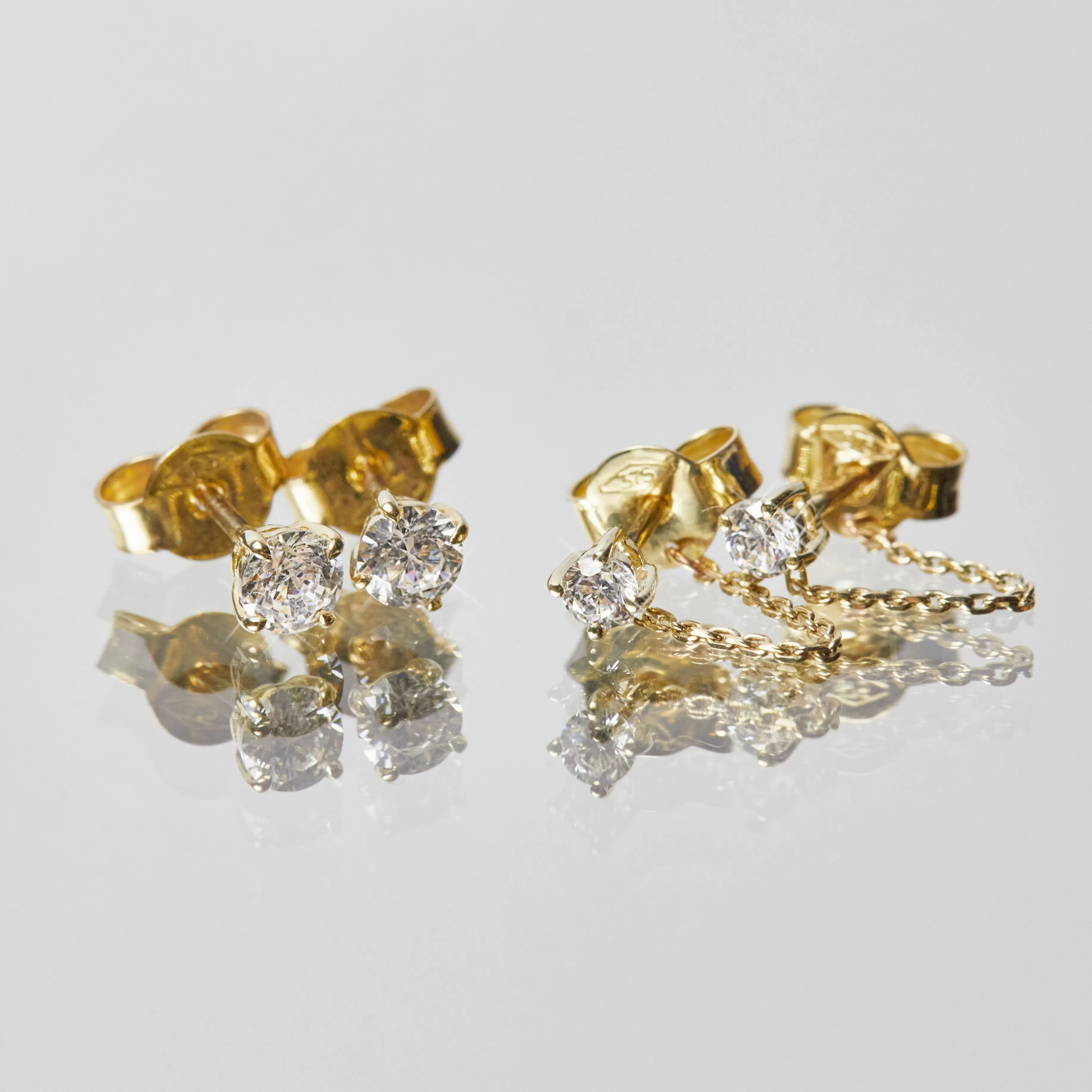 Cubic Zirconia Studs