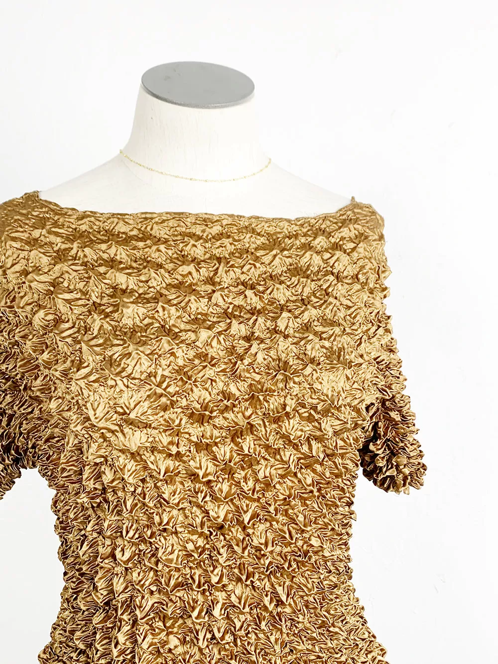 Deep Gold Magic Crinkle Shirt