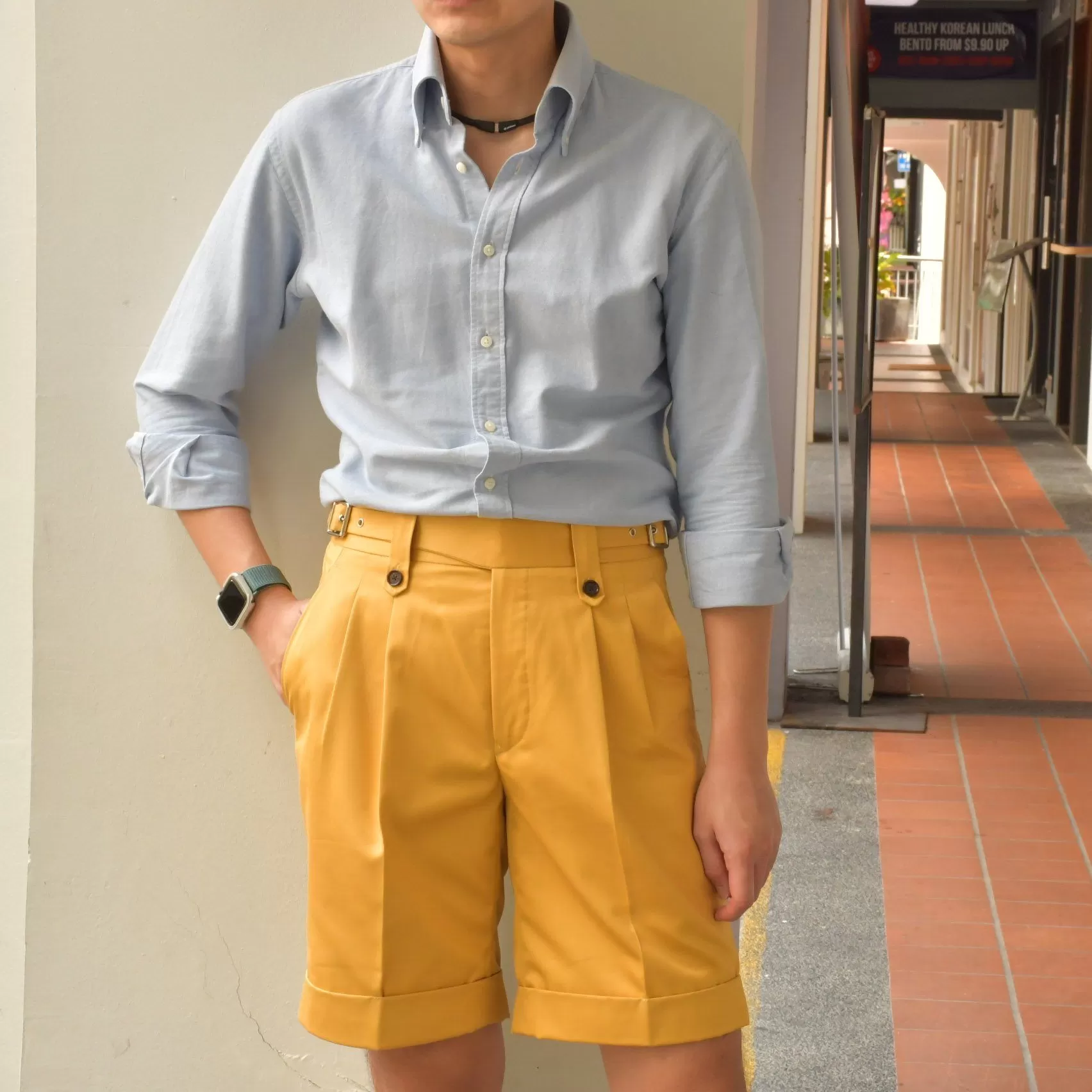 Double Belted Gurkha Shorts