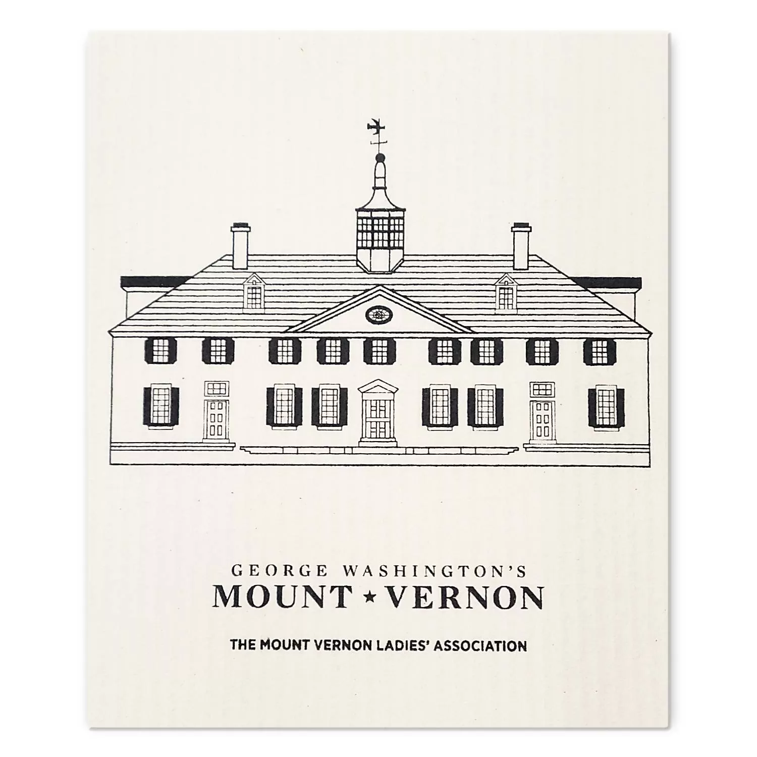 Eco-friendly Swedish Dish Cloth - George Washington's Mount Vernon