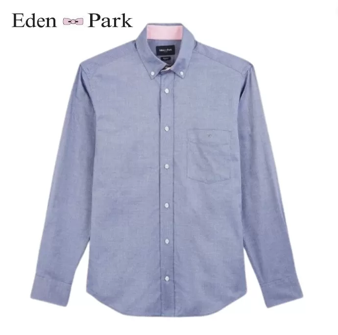 Eden Park Toulouse Marine Blue Shirt Blue