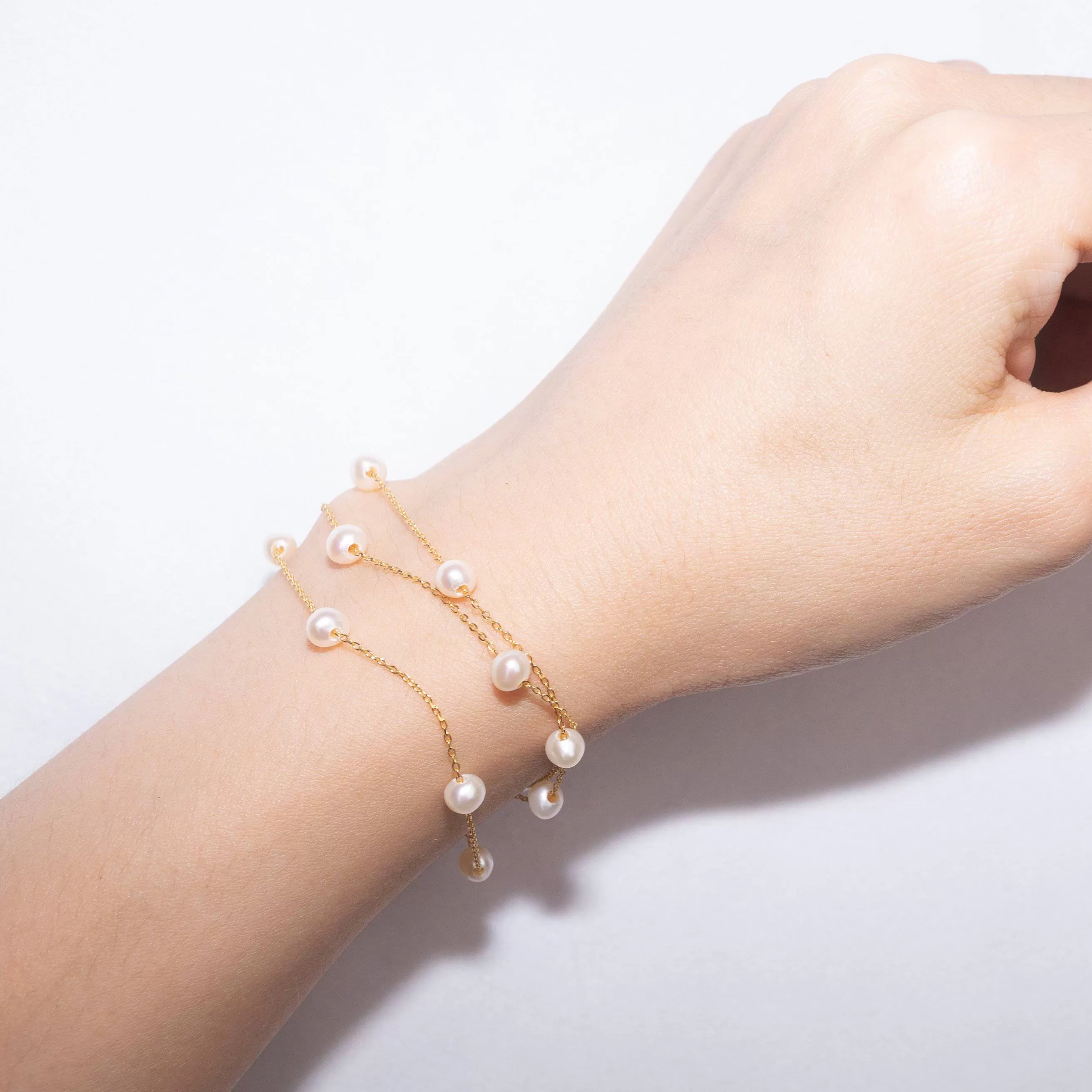 Elegant Freshwater Pearl Bracelet WB00046