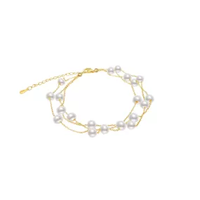 Elegant Freshwater Pearl Bracelet WB00046