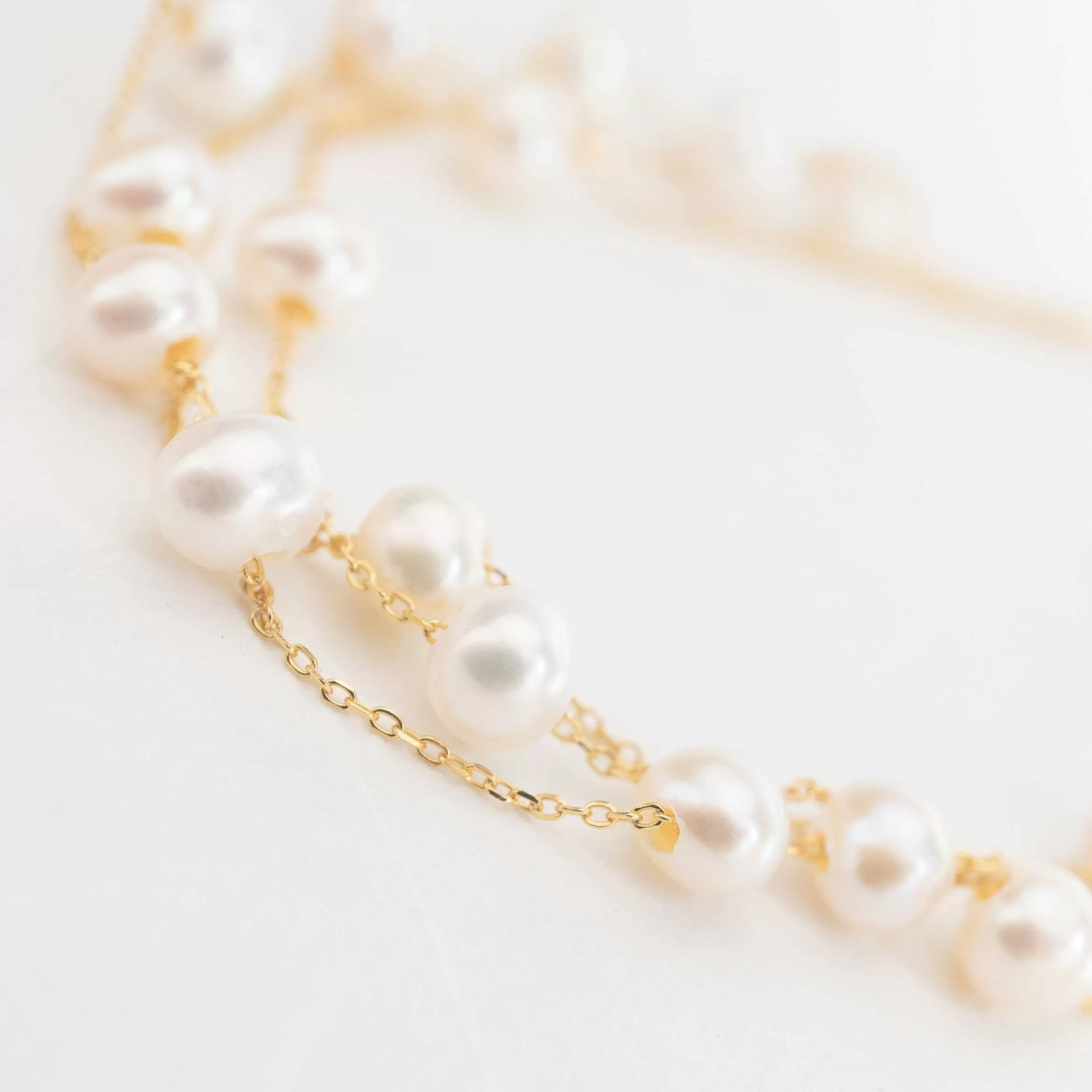 Elegant Freshwater Pearl Bracelet WB00046