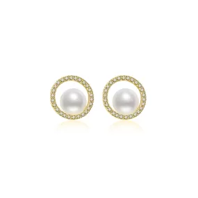 Elegant Freshwater Pearl Earrings WE00369