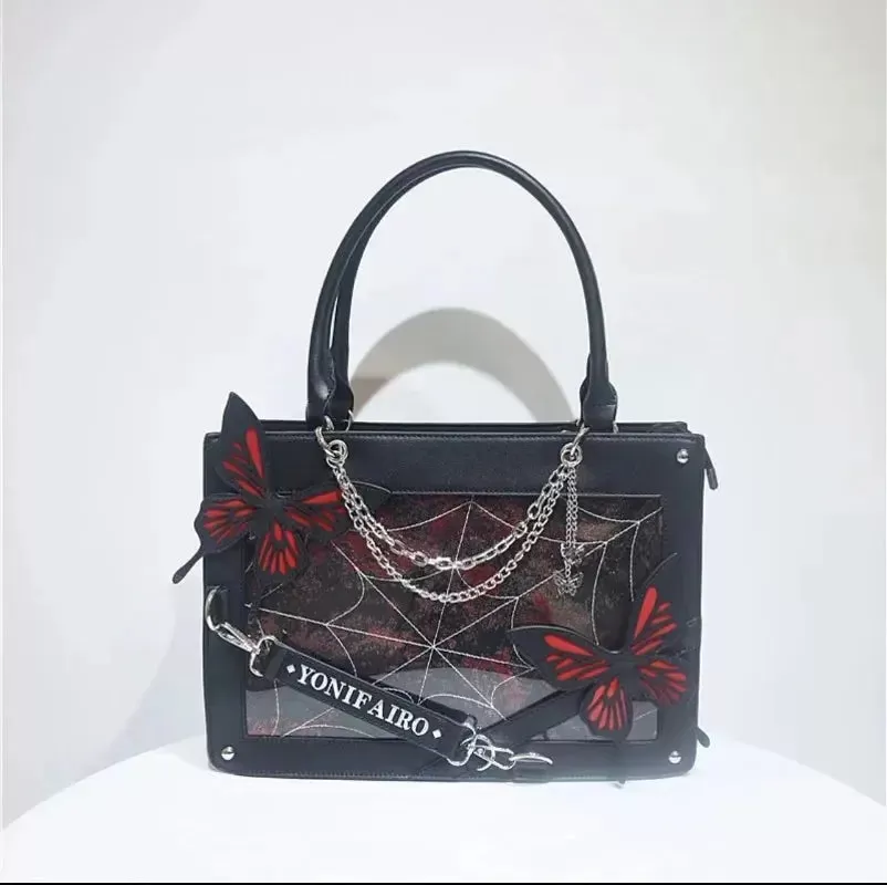 Elegant Gothic Butterflies Bag ON1456